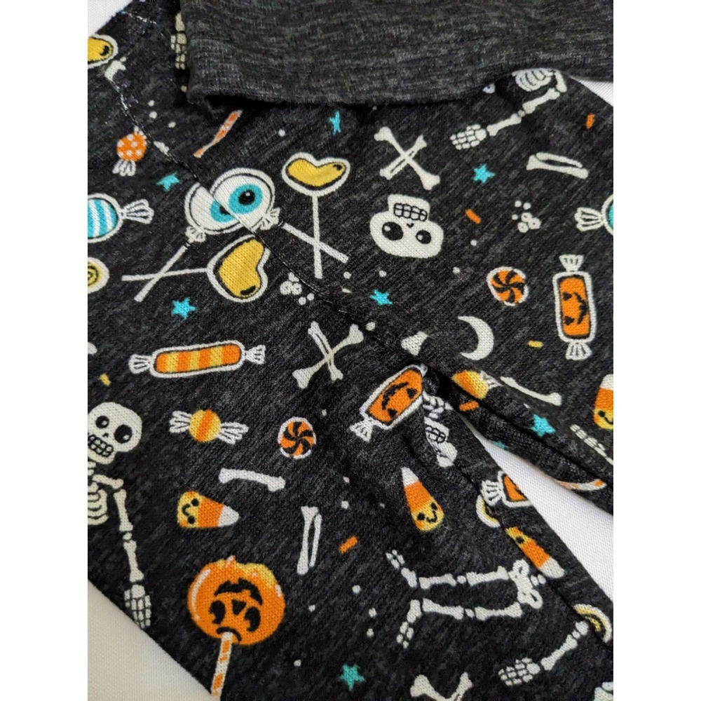 Skeleton Pajama Set 2T Toddler Baby candy skeleton cute New Sleepwear - Picture 3 of 4